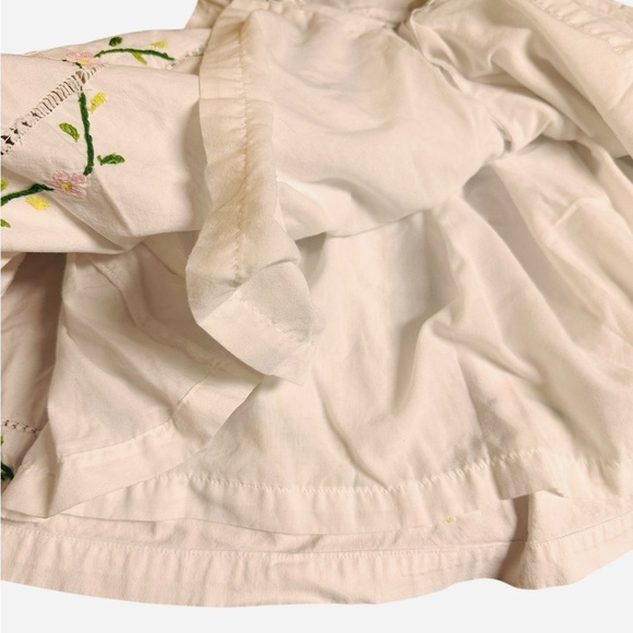 Willoughby Embroidered Floral 100% Cotton Keyhole Back Lined 3T White Dress - Picture 5 of 9